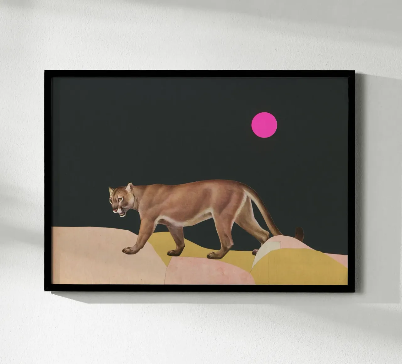 Puma poster da Cassia Beck Collage