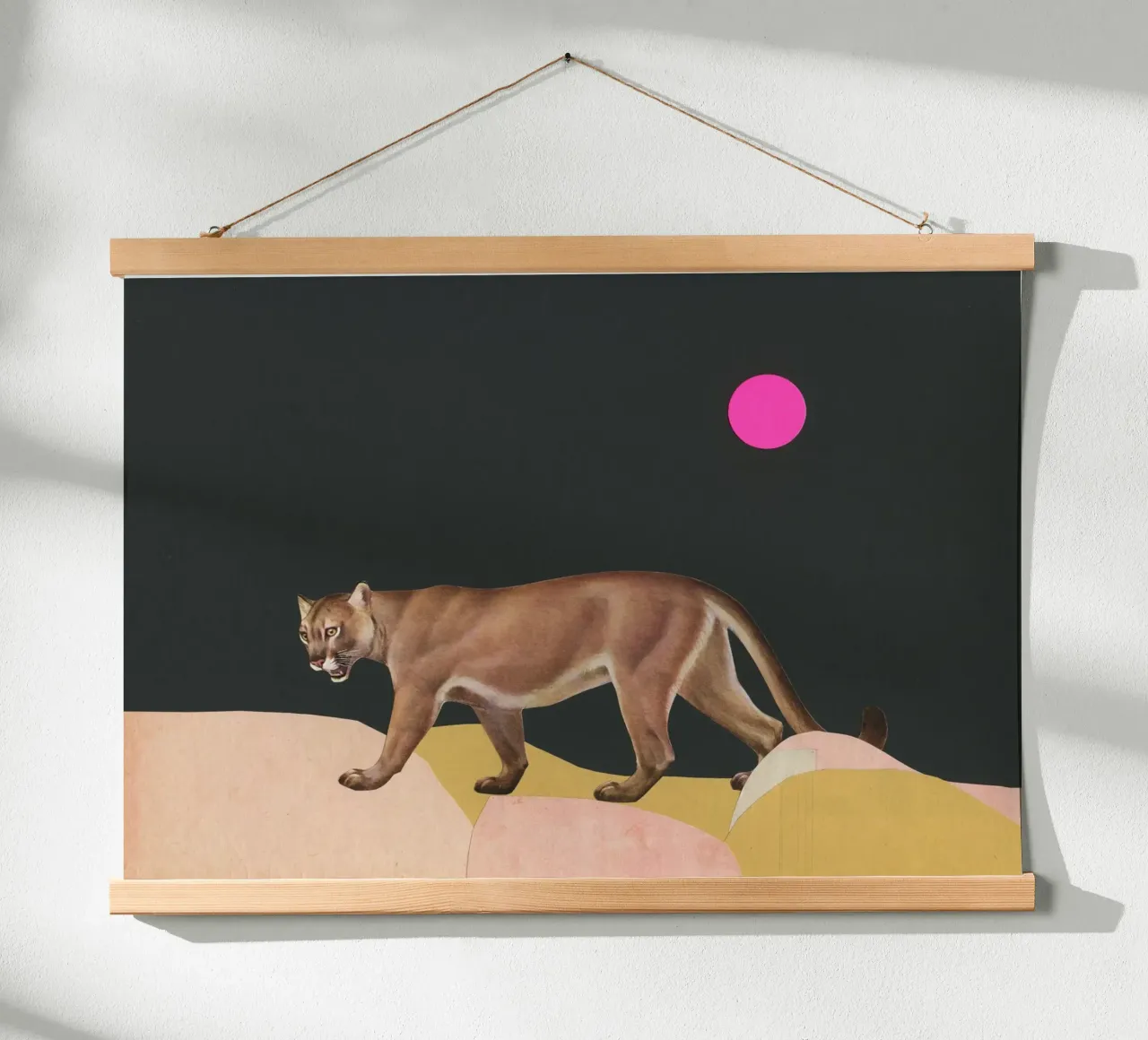 Puma poster da Cassia Beck Collage