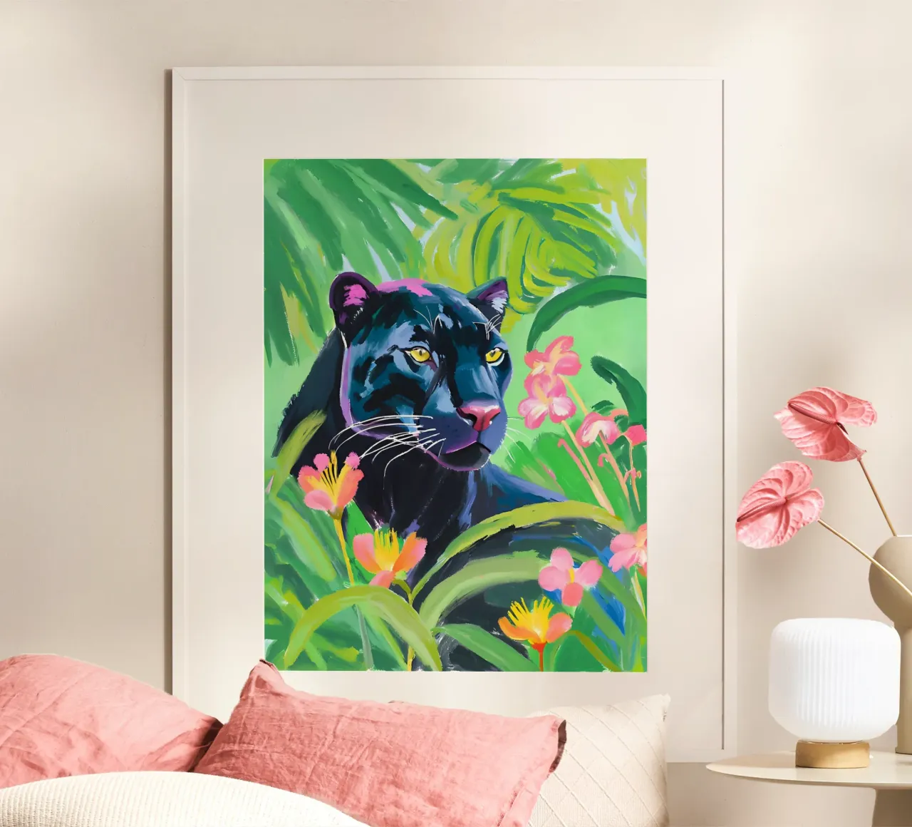๐ฟ๐บ Panther | Shadow of the Jungle poster by Trinkets NL Design Studio