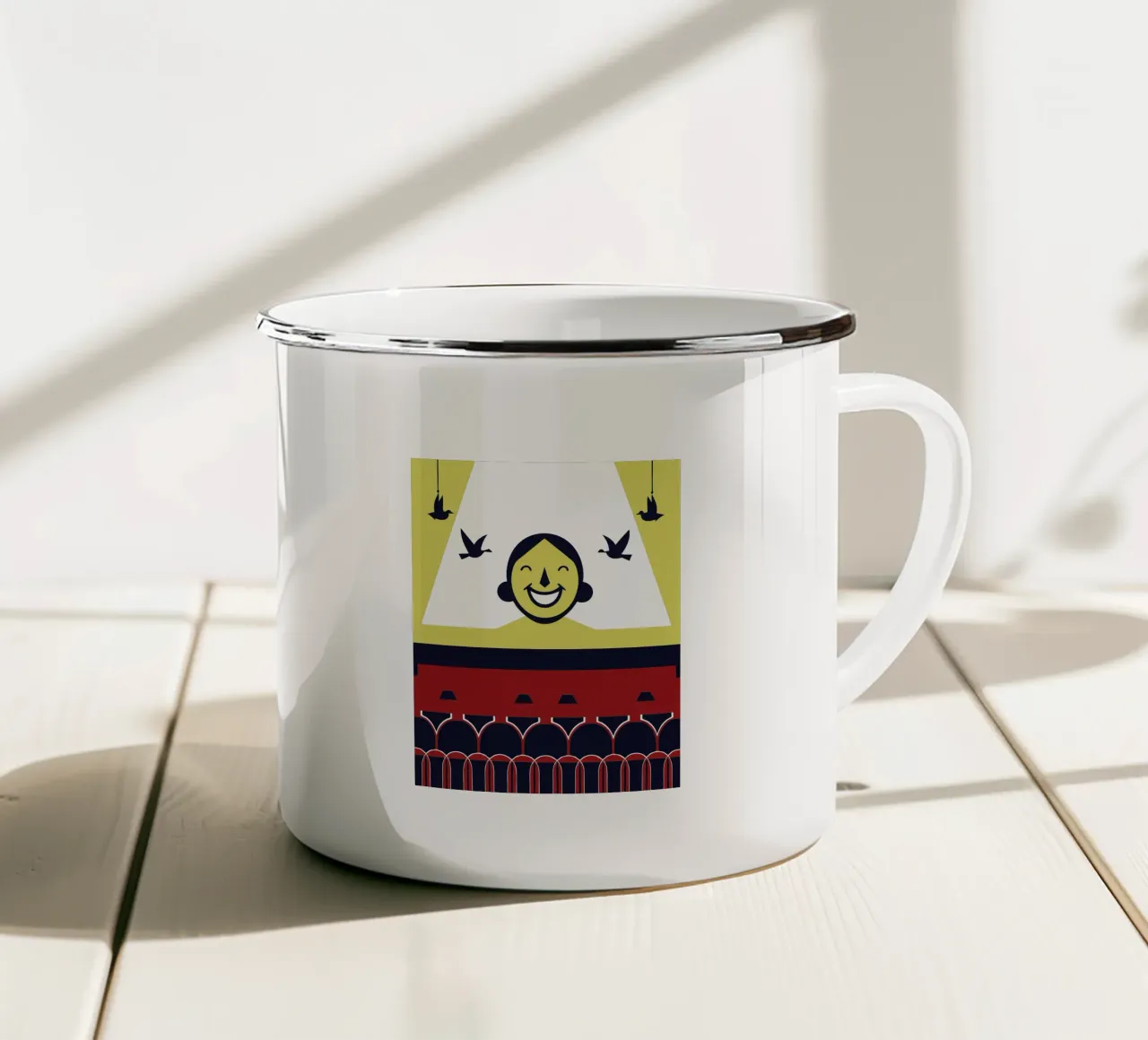 Theater enamel mug by TODAY'S SHOP