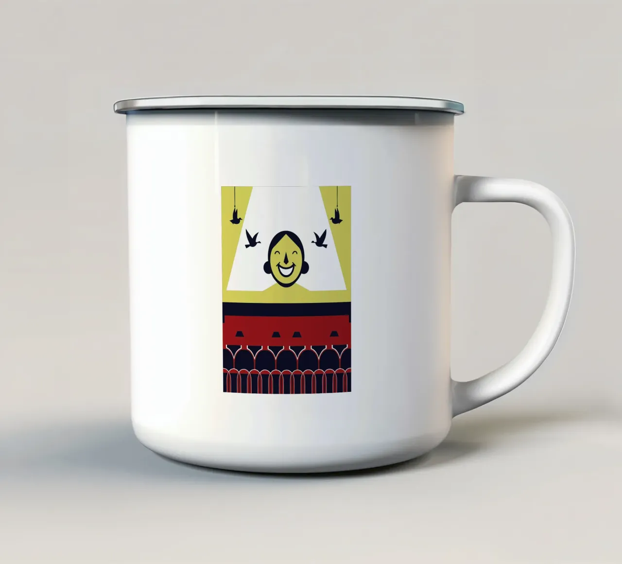 Theater enamel mug by TODAY'S SHOP