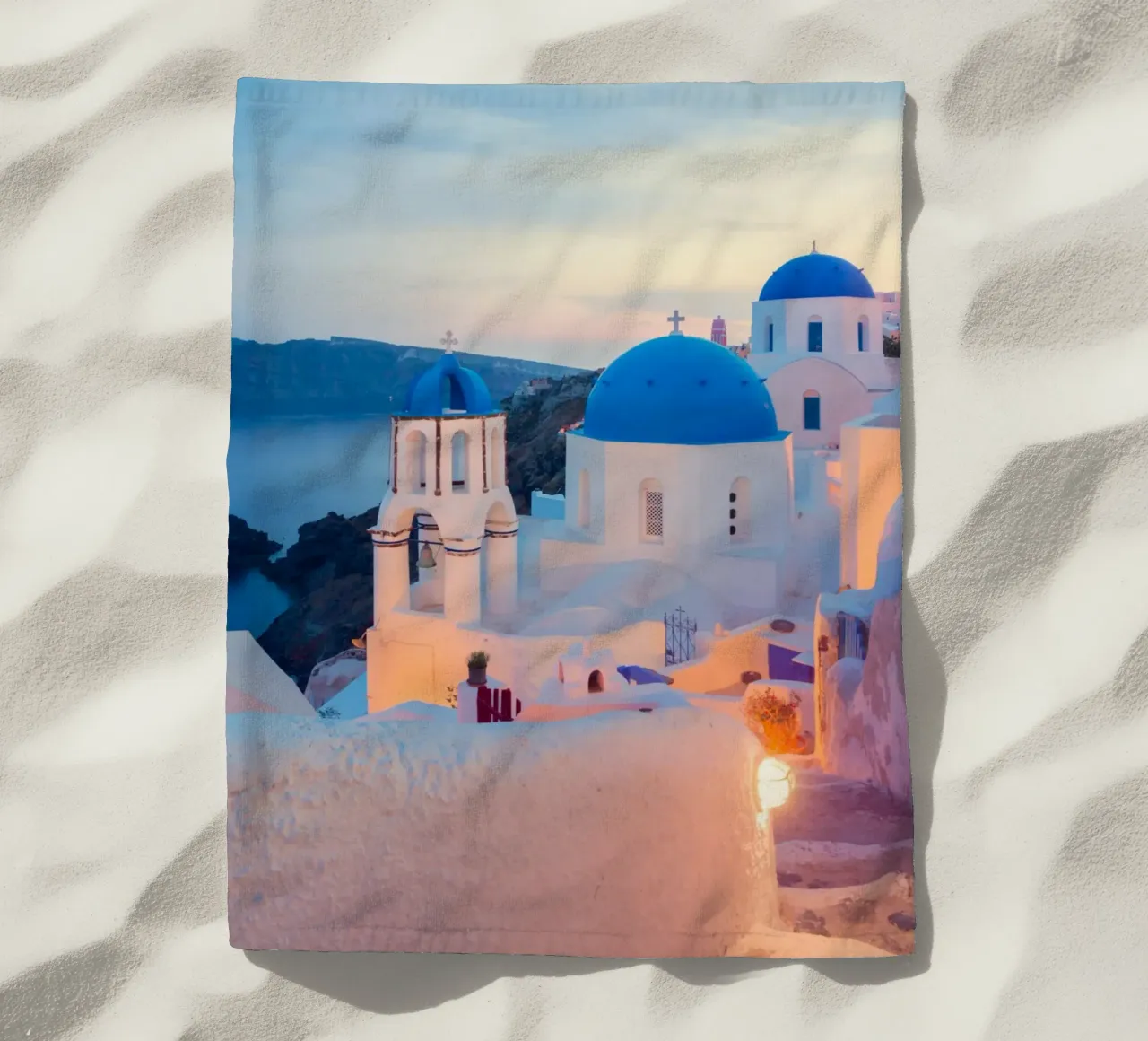 Santorini Sunset telo mare da TheTravelClub