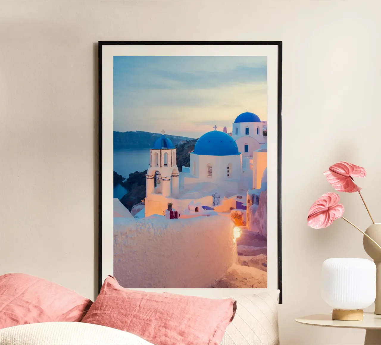 Santorini Sunset carta hahnemühle da TheTravelClub