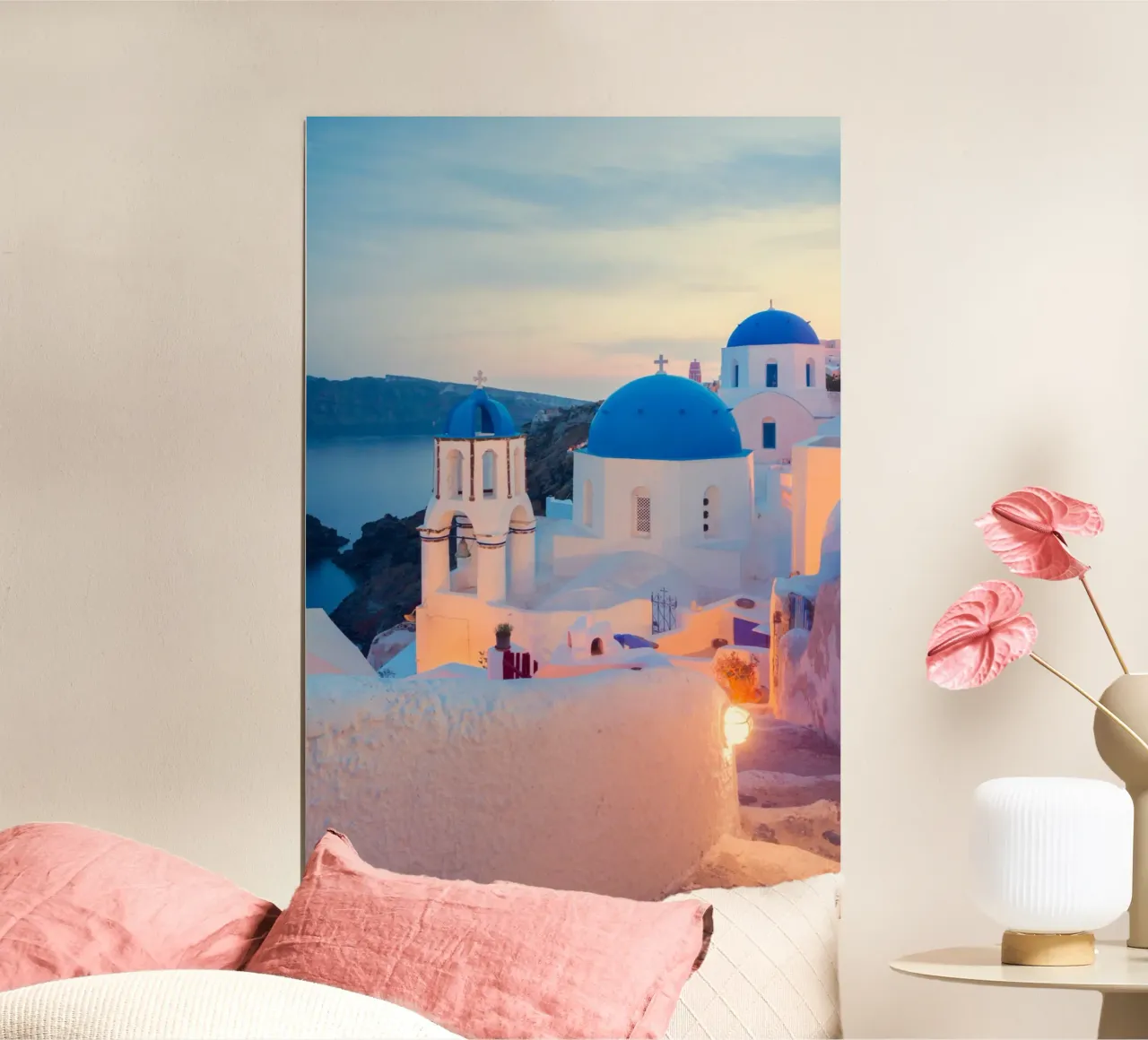 Santorini Sunset carta hahnemühle da TheTravelClub