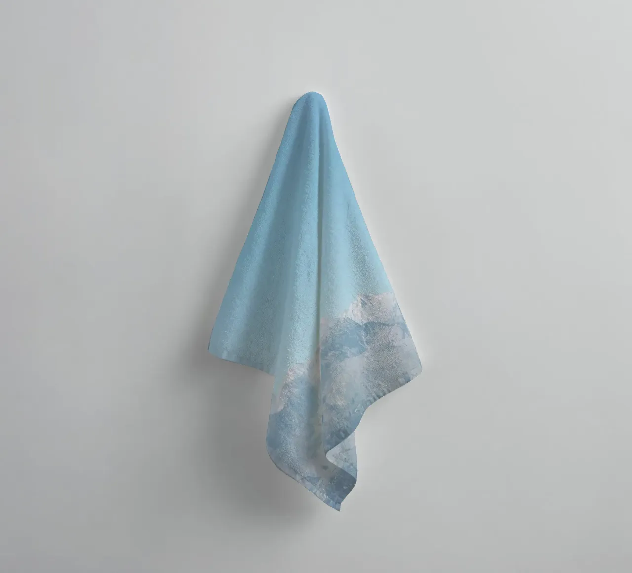 Hazy Mountains towel by Cassia Beck Photography