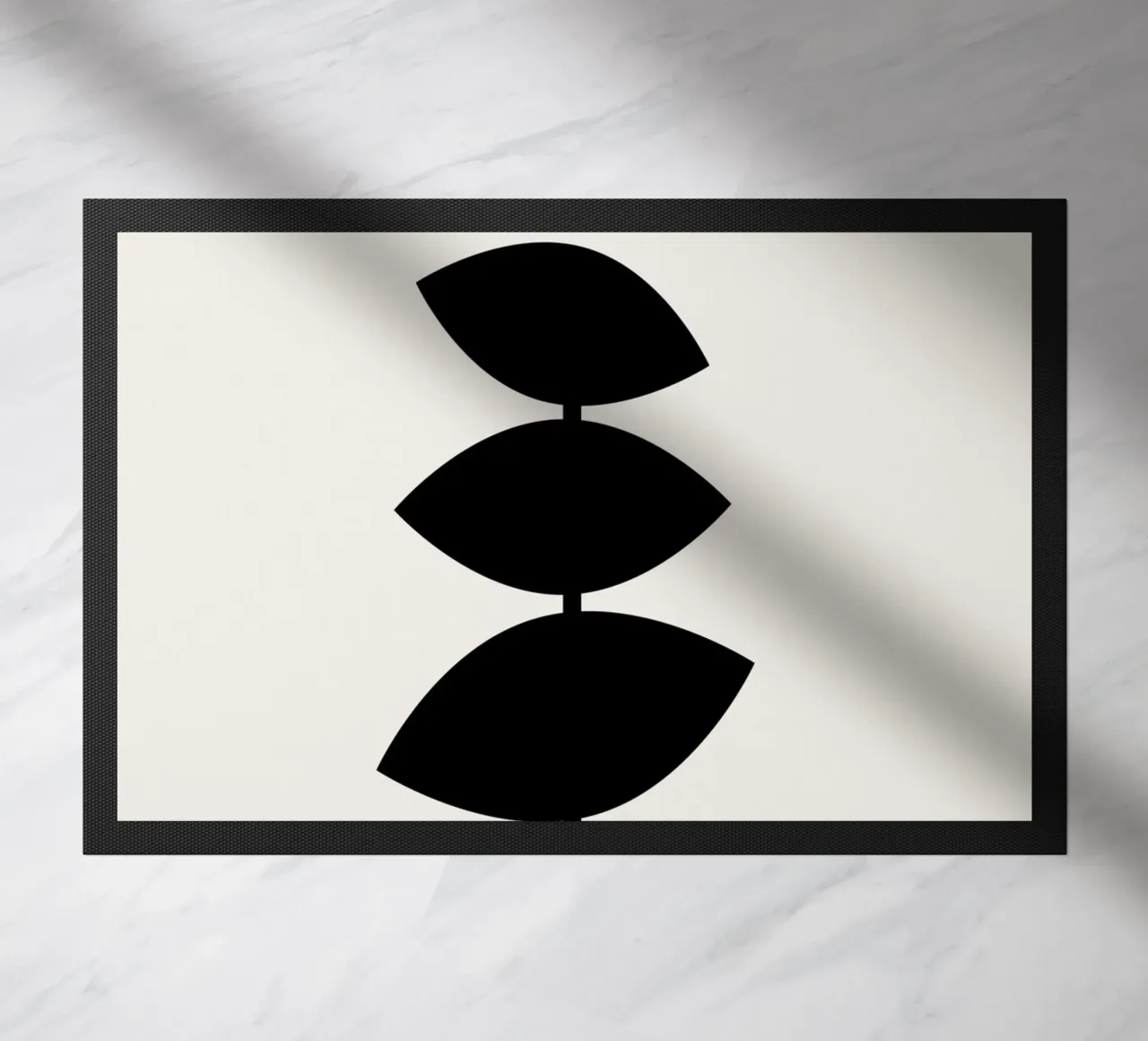 Stem II doormat by Rose Beck Art