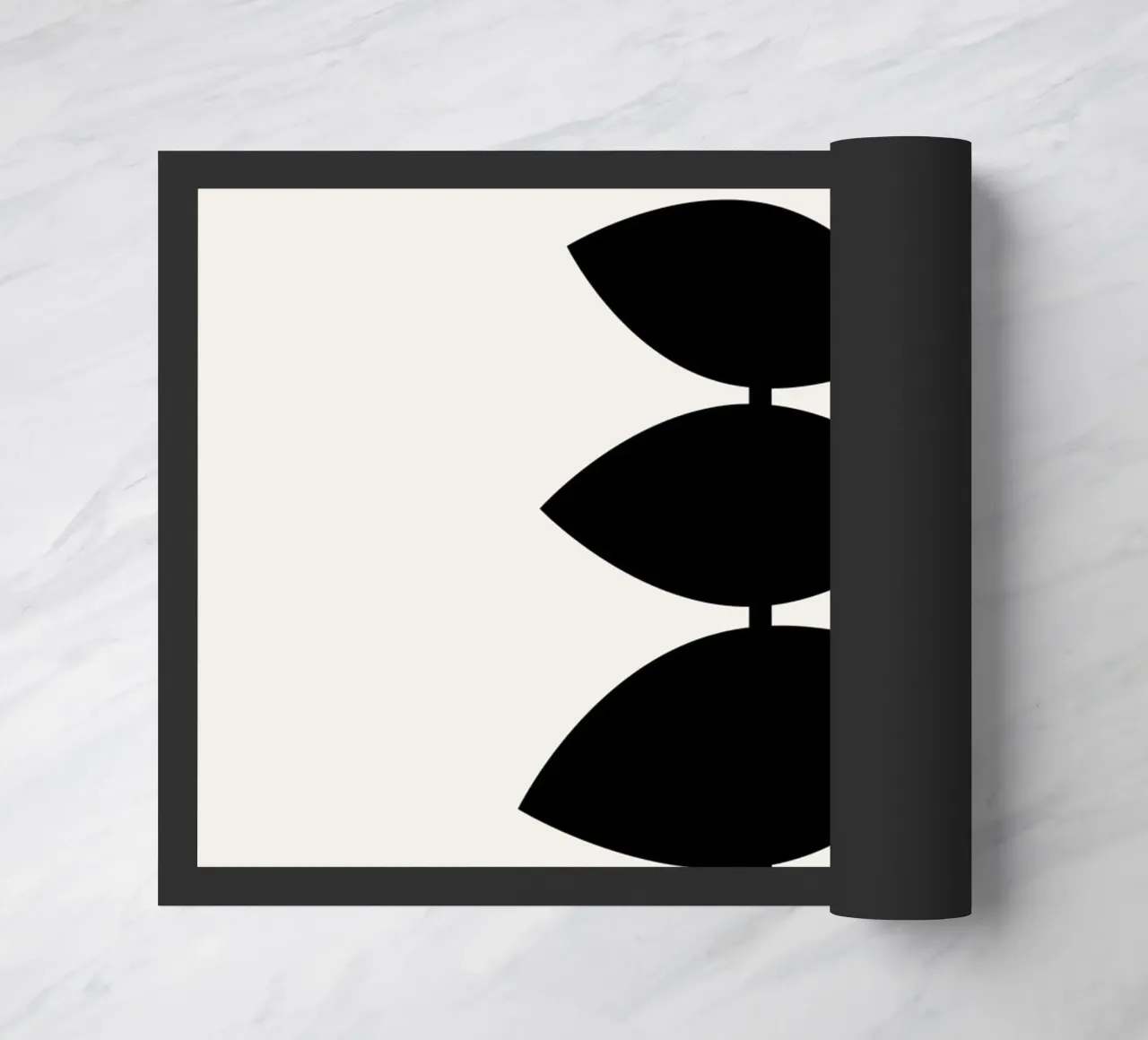 Stem II doormat by Rose Beck Art