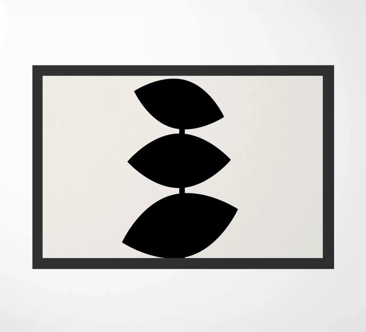 Stem II doormat by Rose Beck Art