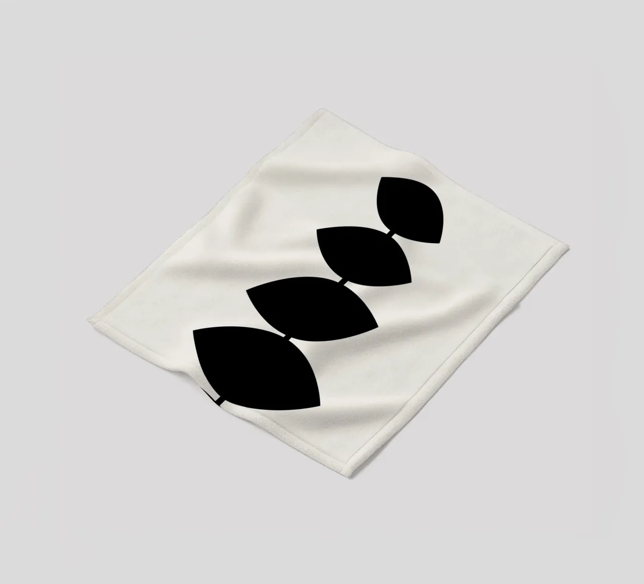 Stelo II coperta in pile da Rose Beck Art