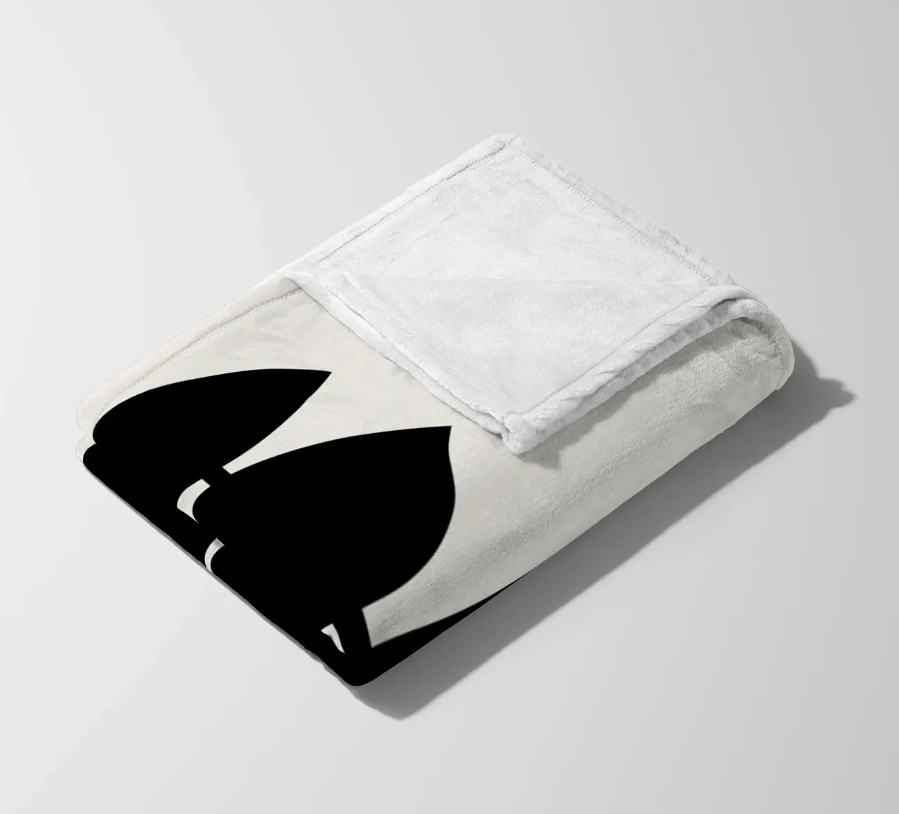 Stelo II coperta in pile da Rose Beck Art