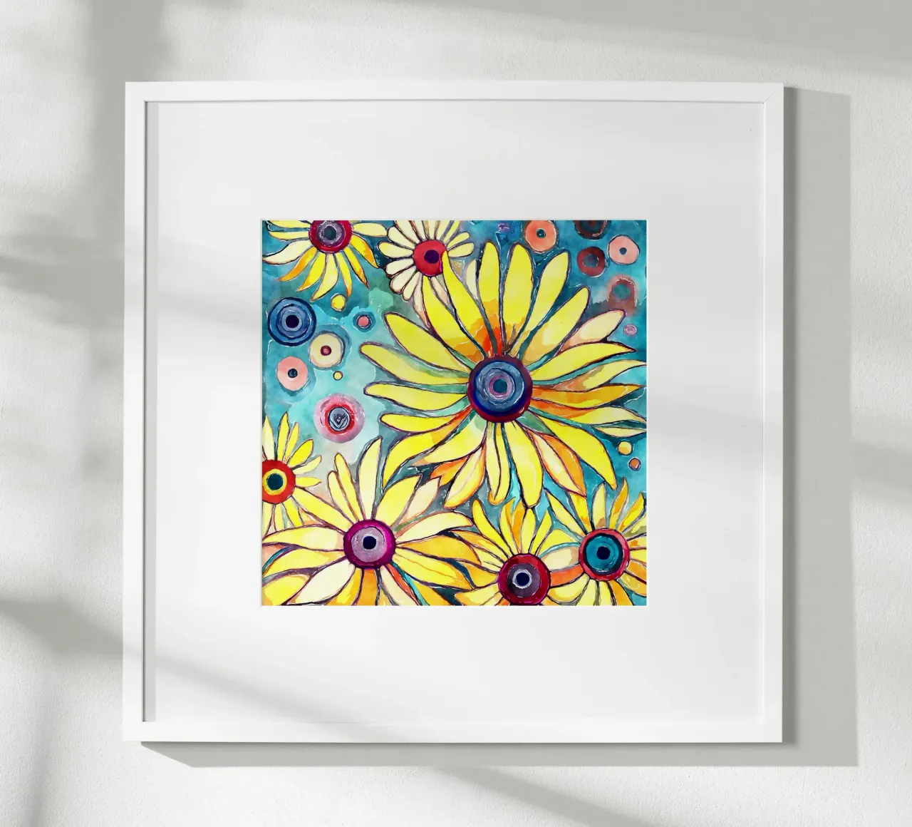 Funky Gänseblümchen Hahnemühle von Botanical Pattern House