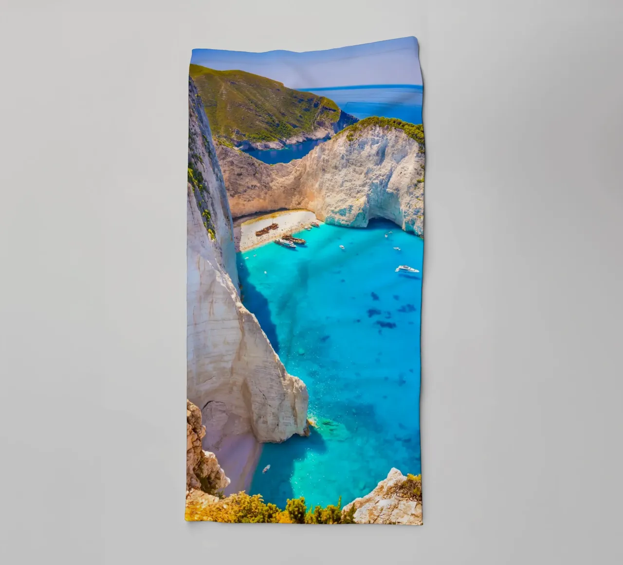 Zakynthos Grecia, Bahía de los Naufragios, Islas Griegas toalla de baño de TheTravelClub