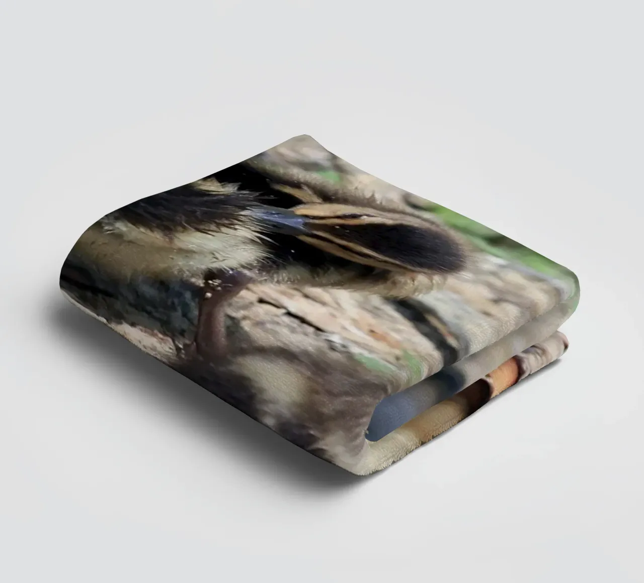 Baby Ducklings on the Lakeshore towel by Jack C Photography