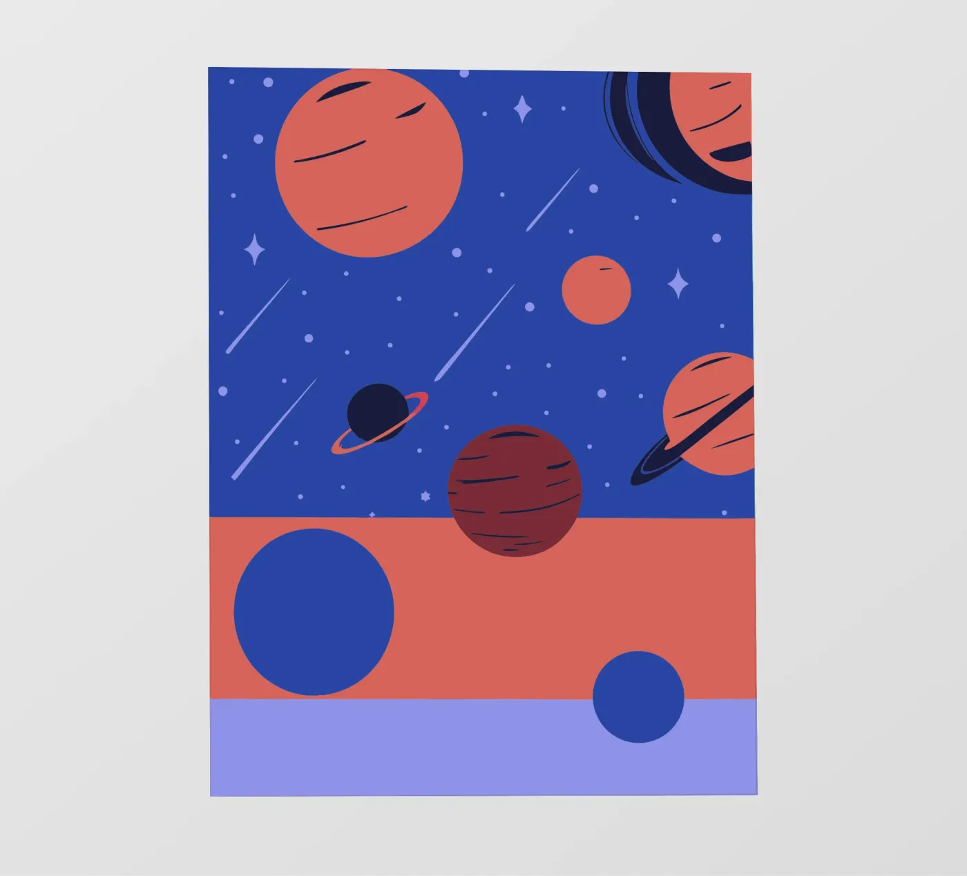 Planets fotobehang van TODAY'S SHOP