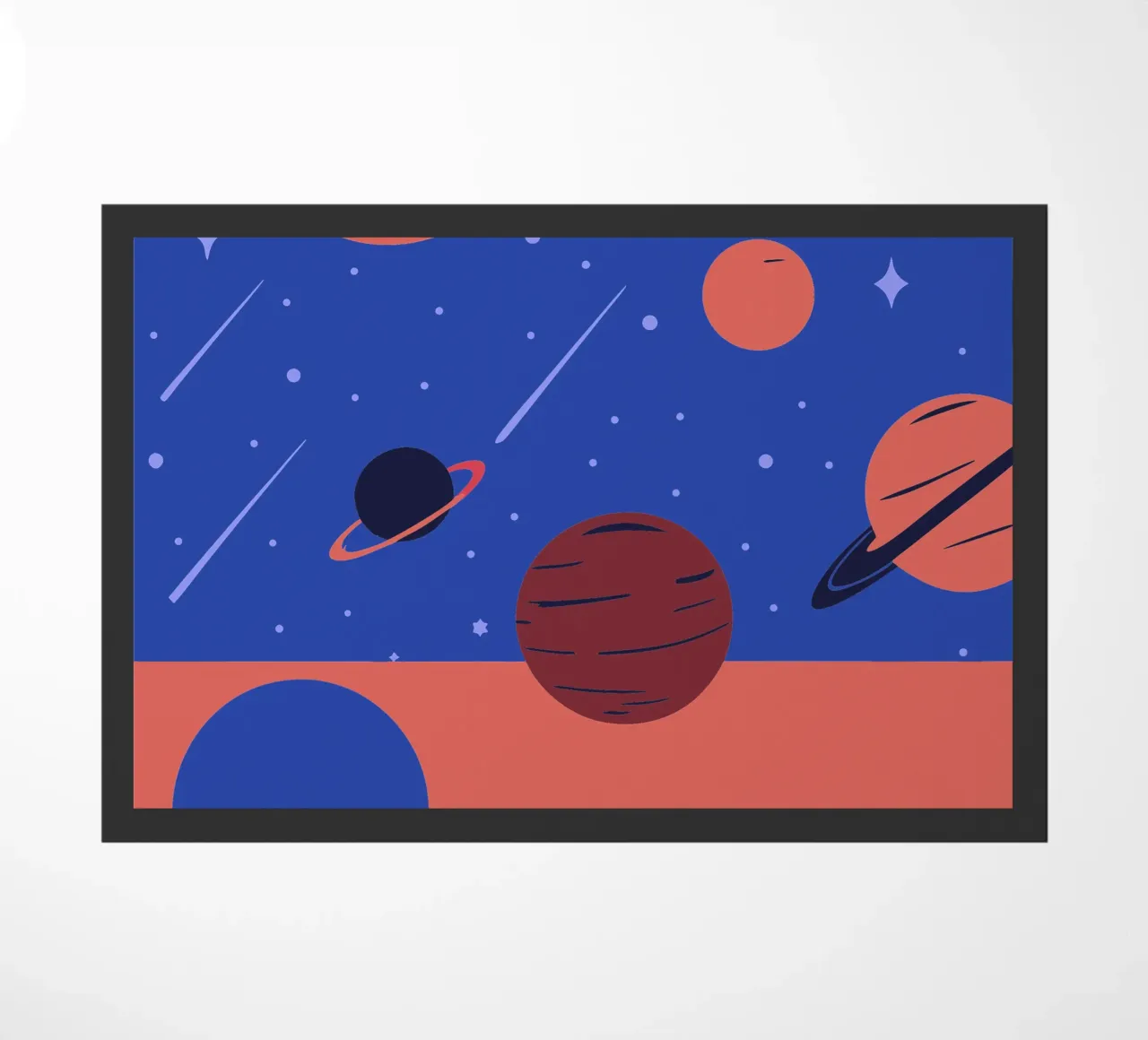 Planets Fußmatte von TODAY'S SHOP