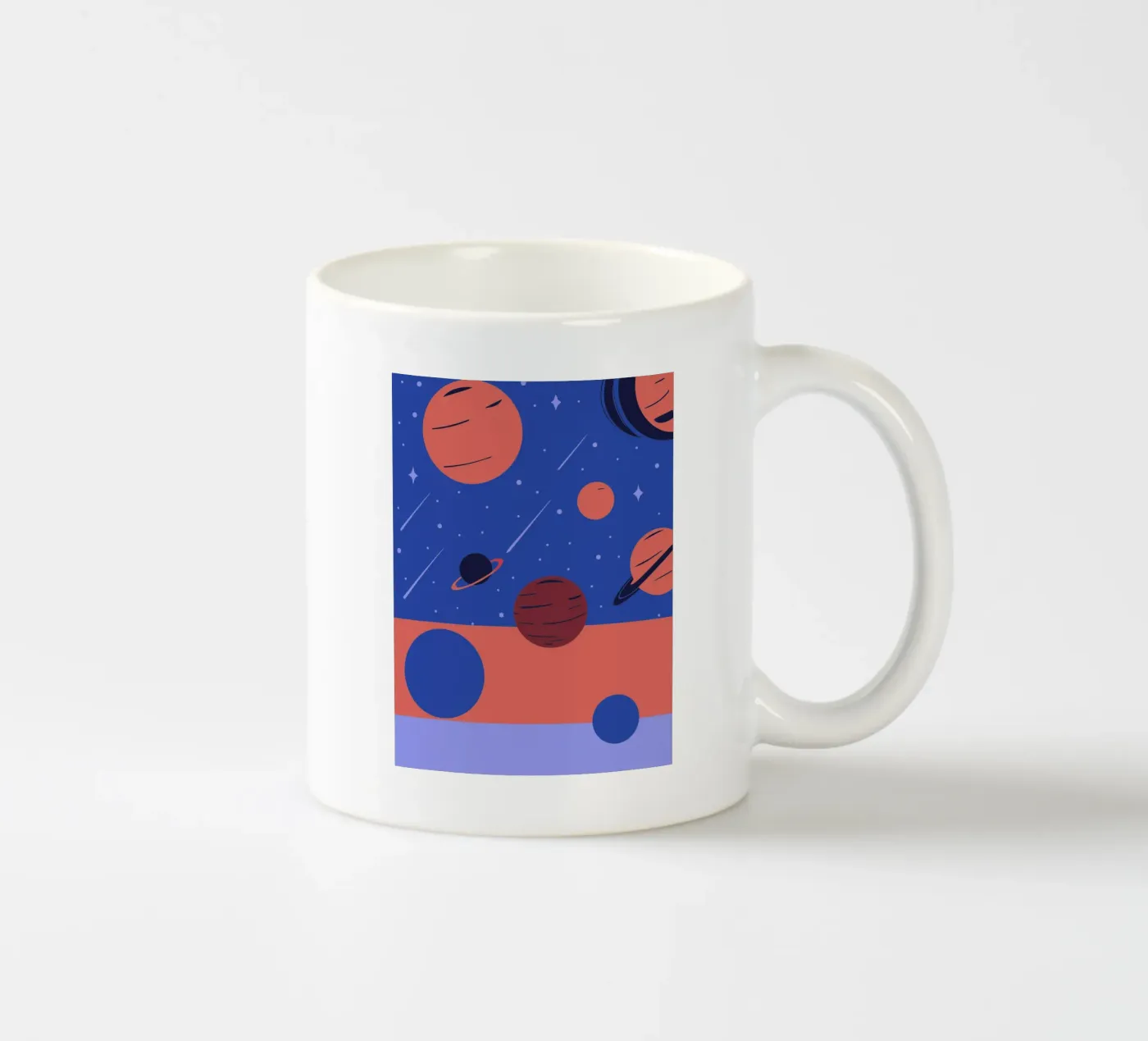 Planets ceramic mug by TODAY'S SHOP