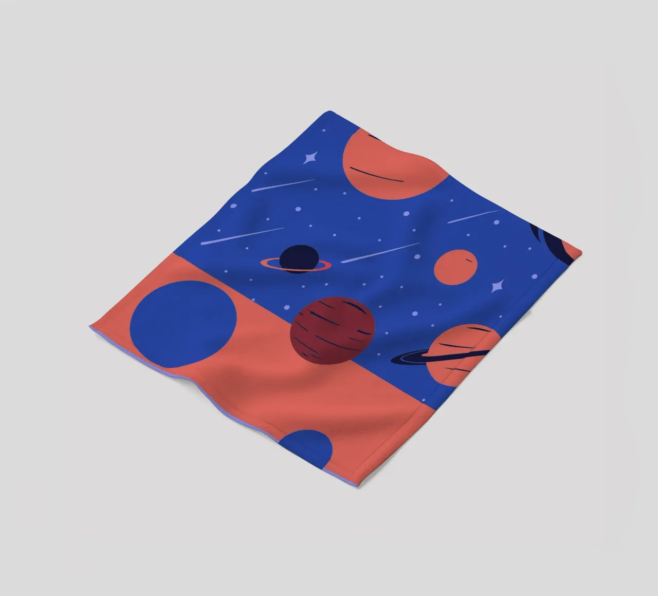 Planets Fleecedecke von TODAY'S SHOP