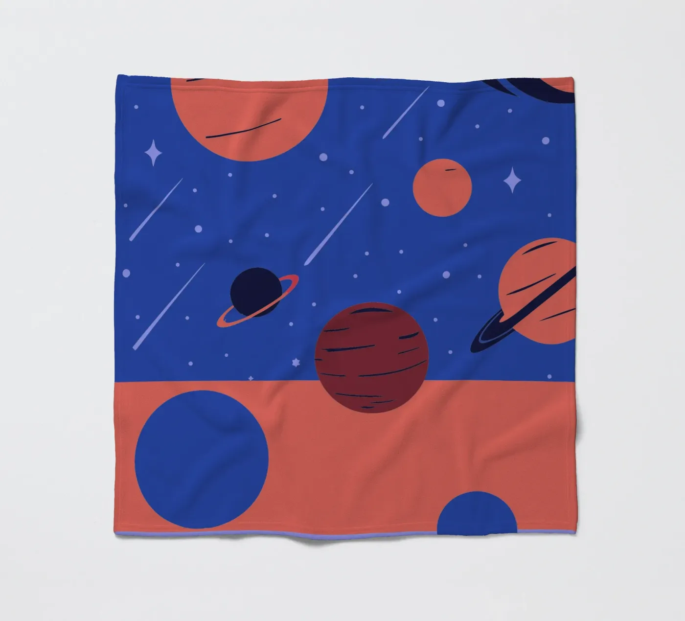 Planets Fleecedecke von TODAY'S SHOP