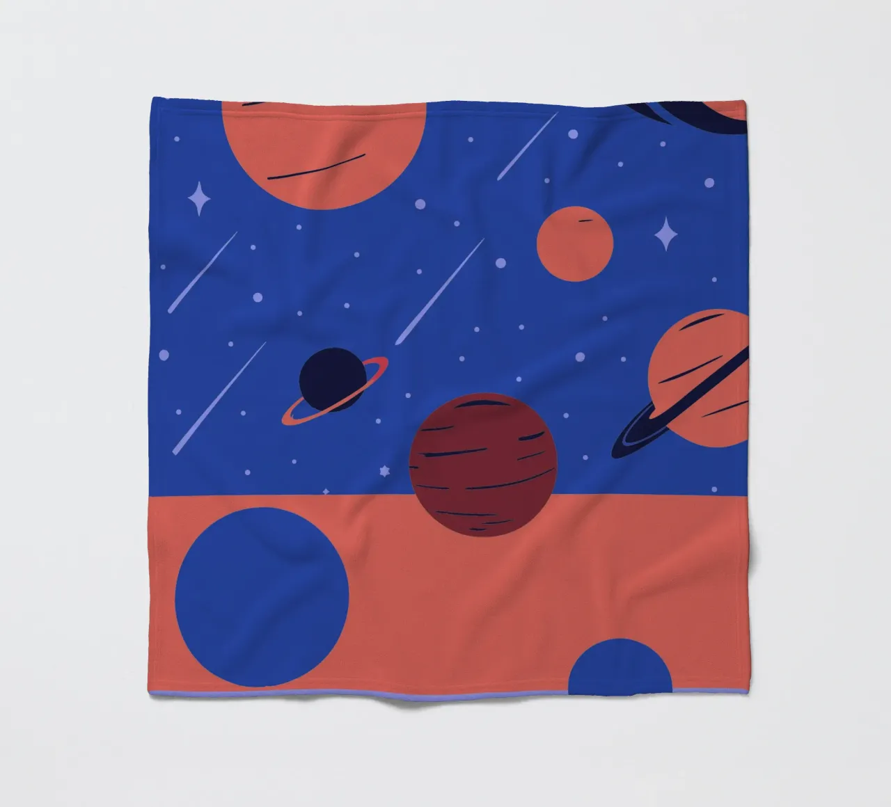 Planets Fleecedecke von TODAY'S SHOP