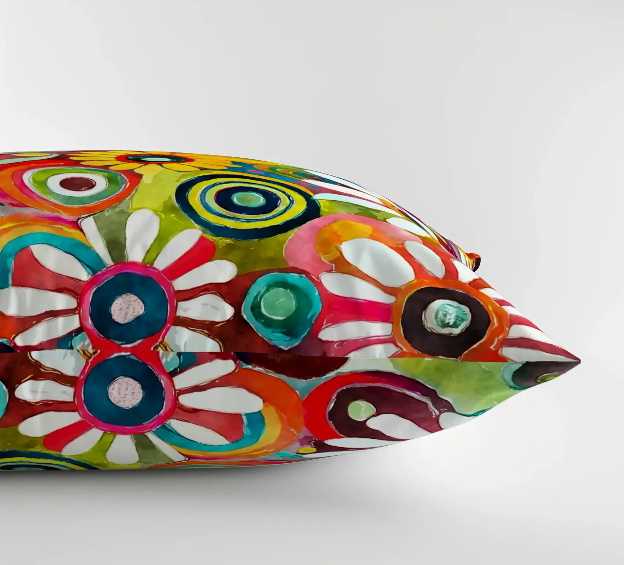 Funky Daisies decorative cushion by Botanical Pattern House