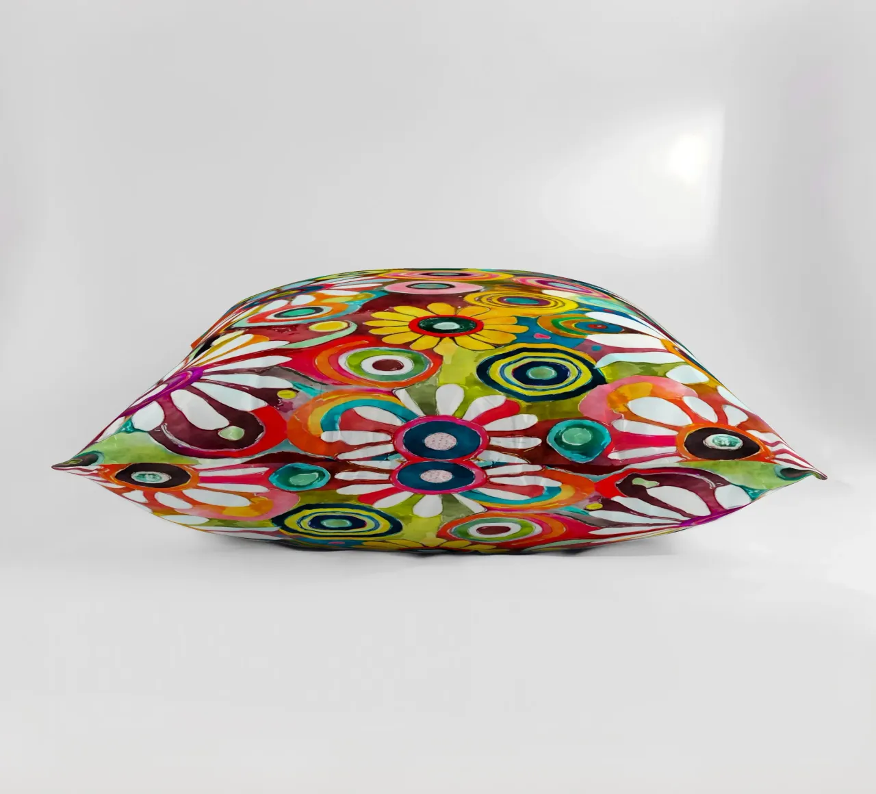 Funky Daisies decorative cushion by Botanical Pattern House