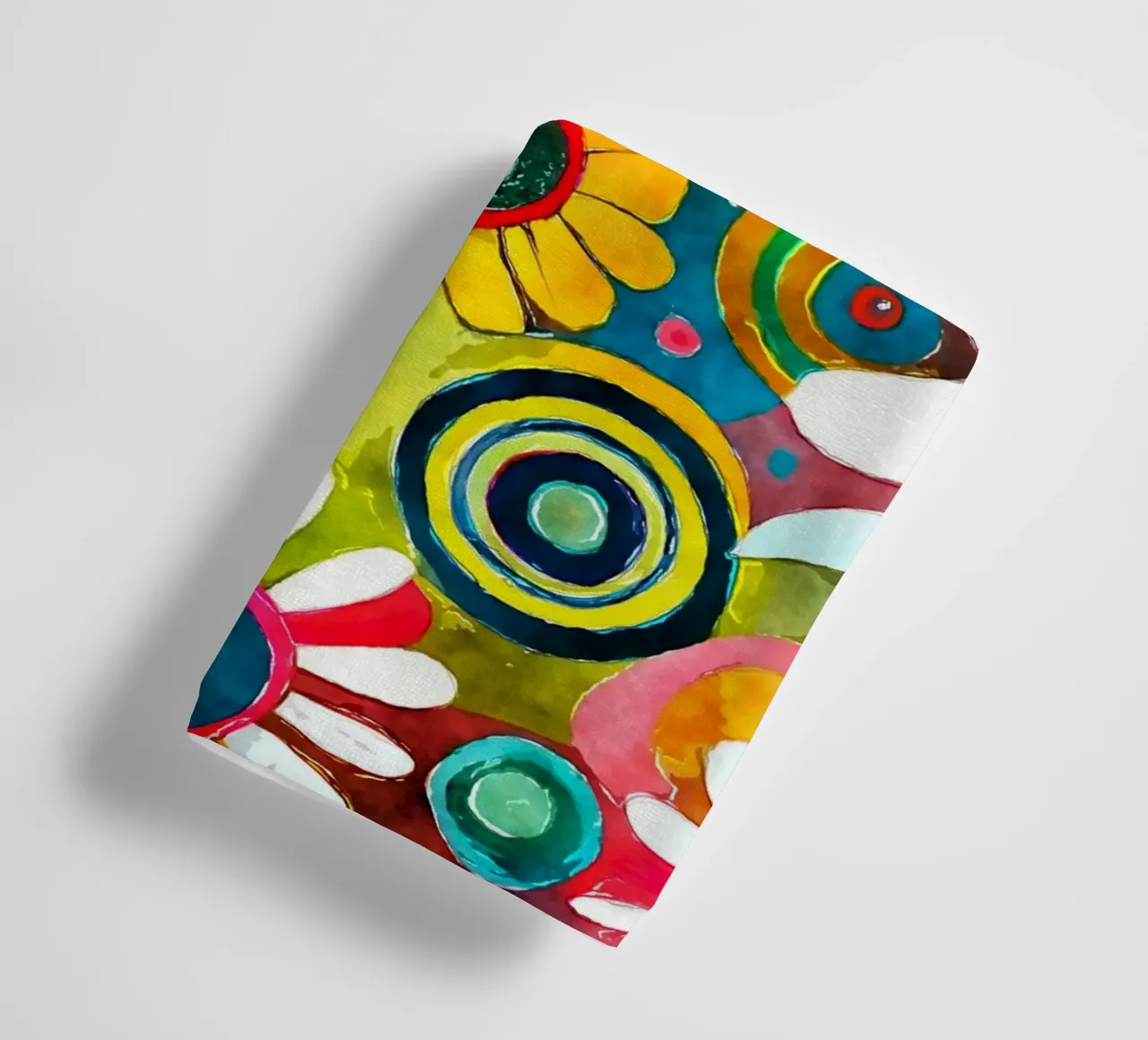 Funky Daisies towel by Botanical Pattern House