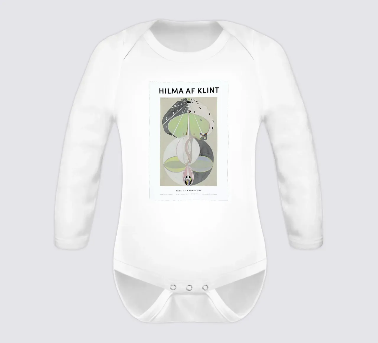 Hilma af Klint - Tree of Knowledge II body neonato maniche lunghe da Vintage by JUNIQE