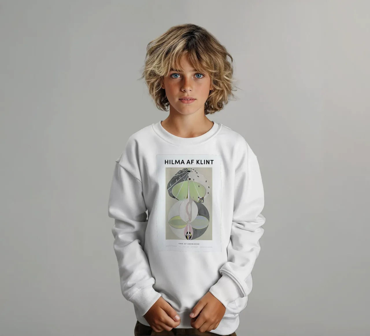 Hilma af Klint - Tree of Knowledge II kinder sweatshirt van Vintage by JUNIQE