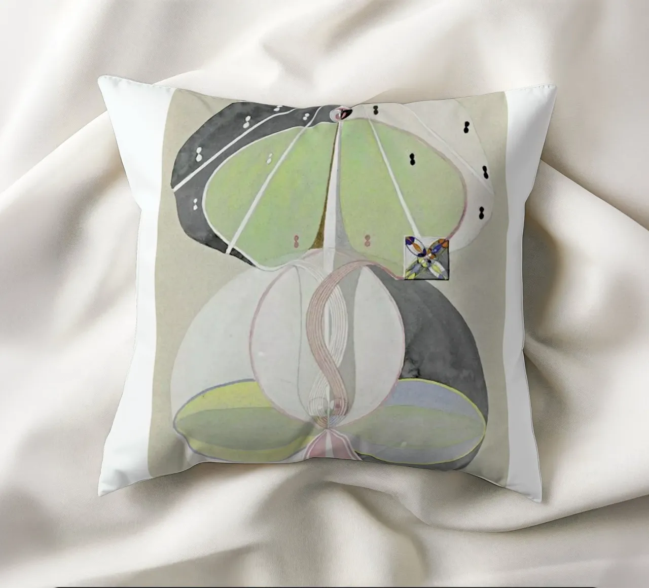 Hilma af Klint - Tree of Knowledge II cuscino da Vintage by JUNIQE