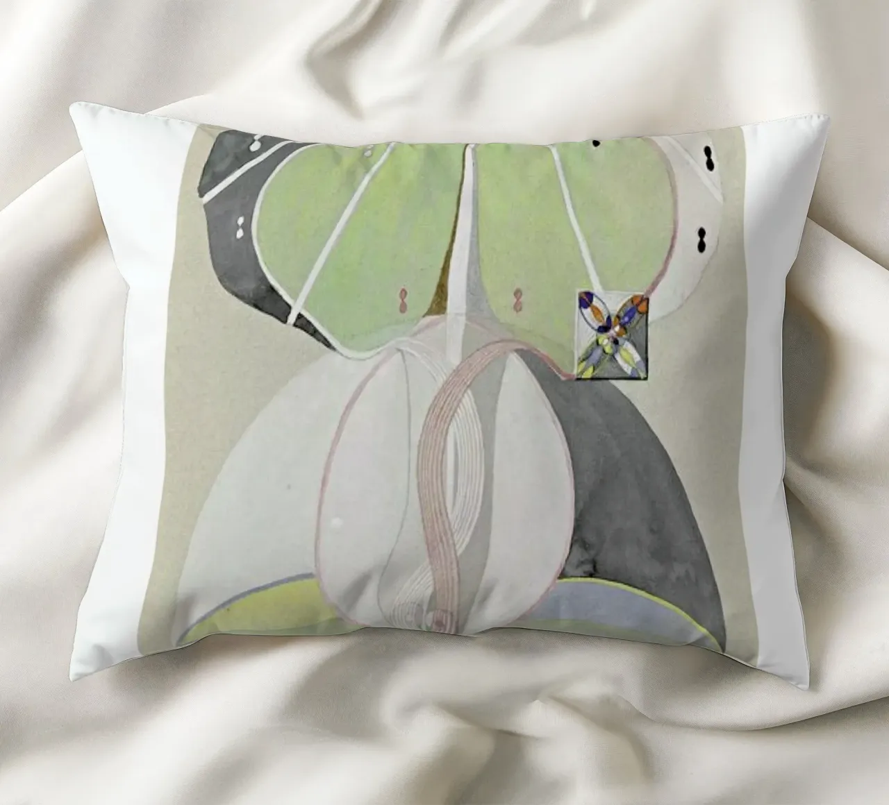 Hilma af Klint - Tree of Knowledge II cuscino da Vintage by JUNIQE