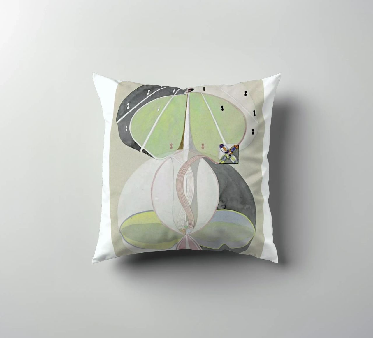 Hilma af Klint - Tree of Knowledge II cuscino da Vintage by JUNIQE