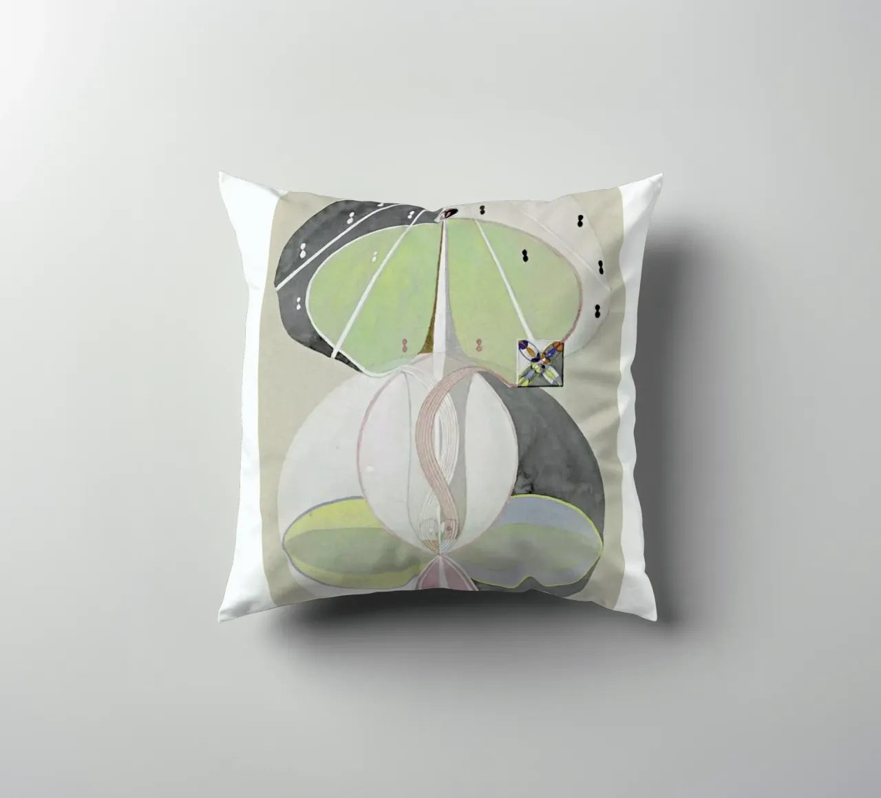 Hilma af Klint - Tree of Knowledge II cuscino da Vintage by JUNIQE