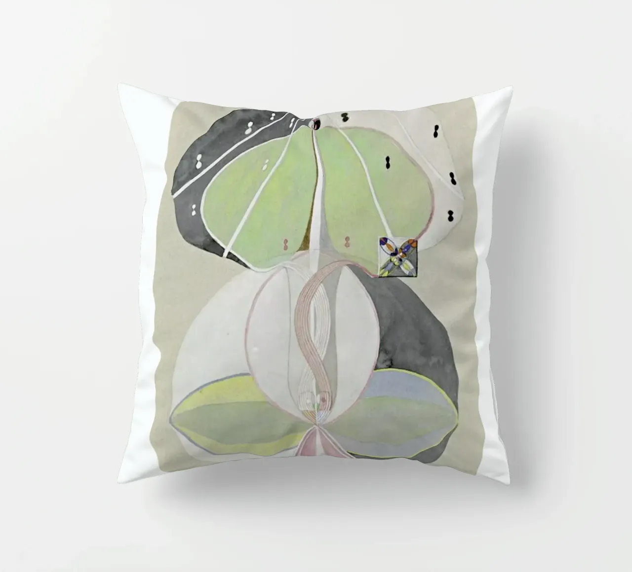 Hilma af Klint - Tree of Knowledge II cuscino da Vintage by JUNIQE