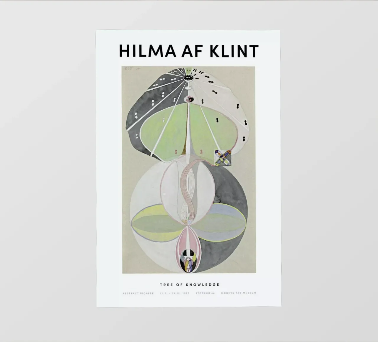Hilma af Klint - Tree of Knowledge II pellicola backlit da Vintage by JUNIQE