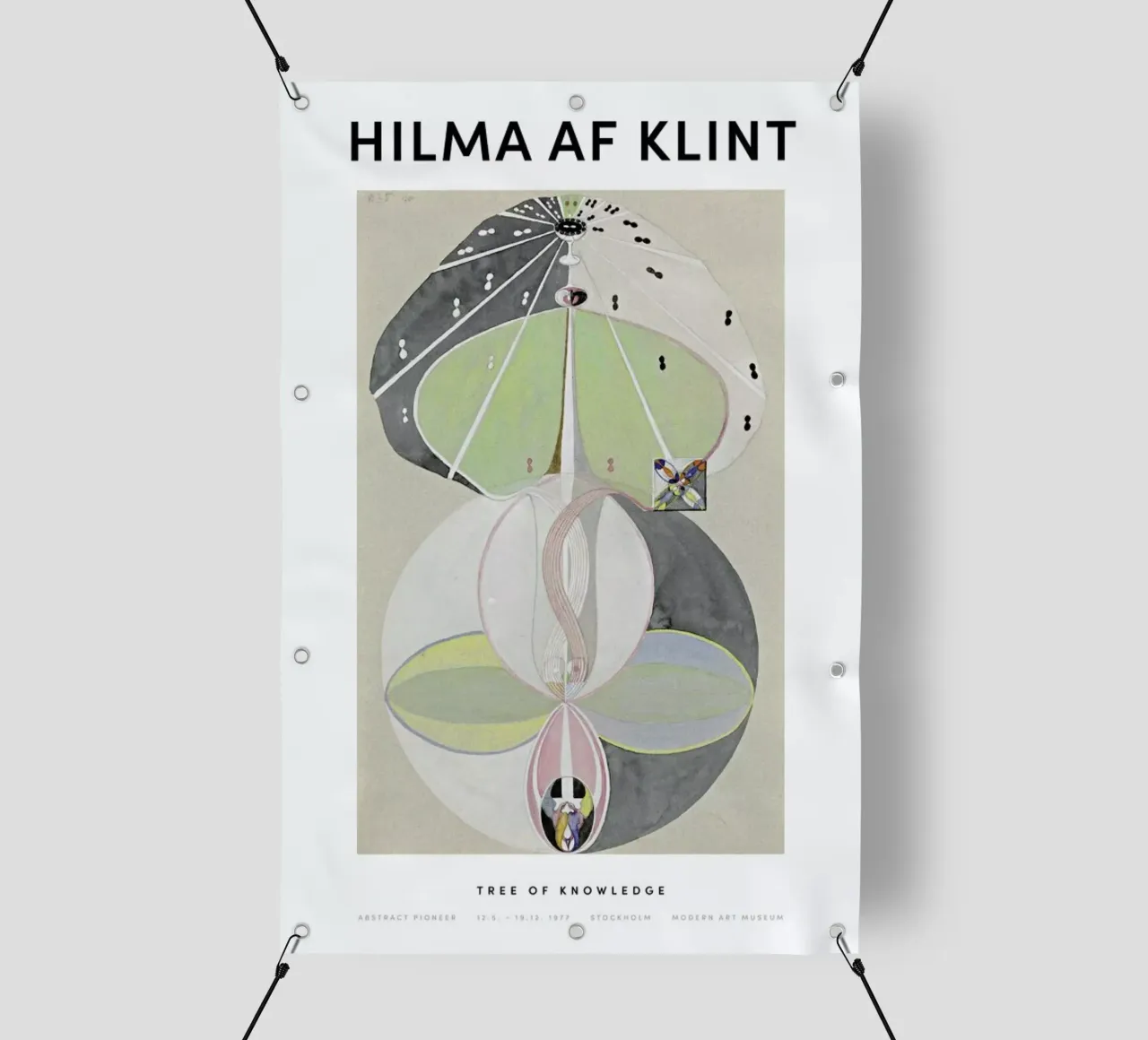 Hilma af Klint - Tree of Knowledge II telo in pvc da Vintage by JUNIQE