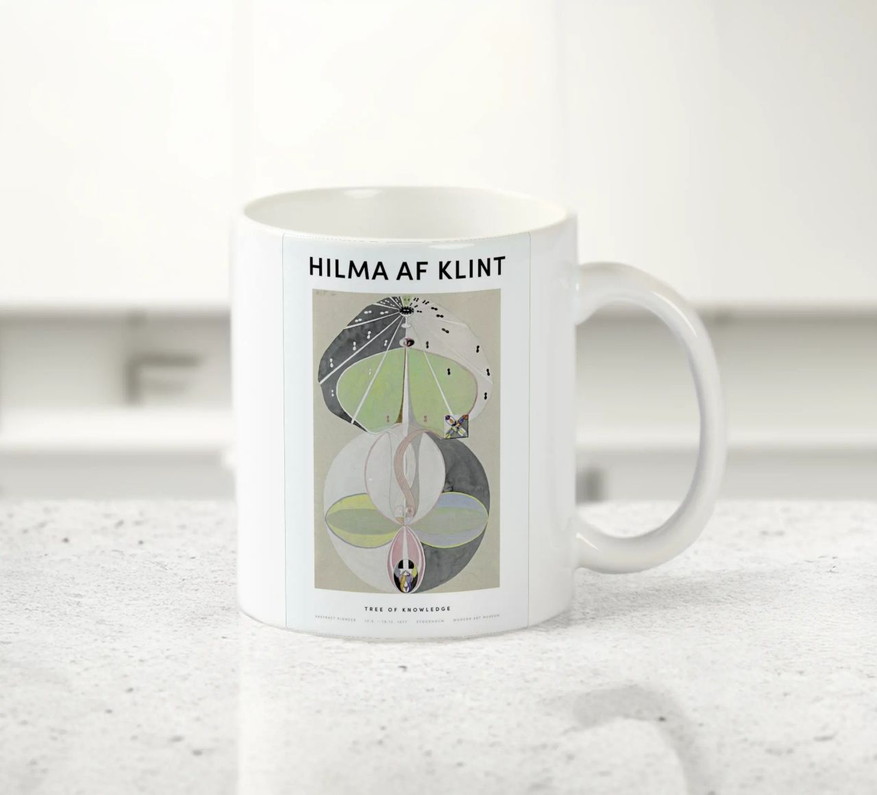 Hilma af Klint - Tree of Knowledge II tazza in ceramica da Vintage by JUNIQE