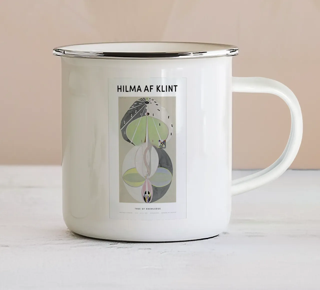 Hilma af Klint - Tree of Knowledge II mug en émail de Vintage by JUNIQE