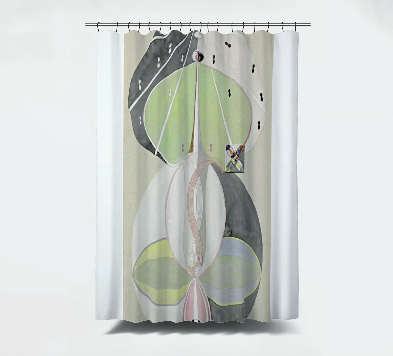 Hilma af Klint - Tree of Knowledge II tenda da doccia da Vintage by JUNIQE