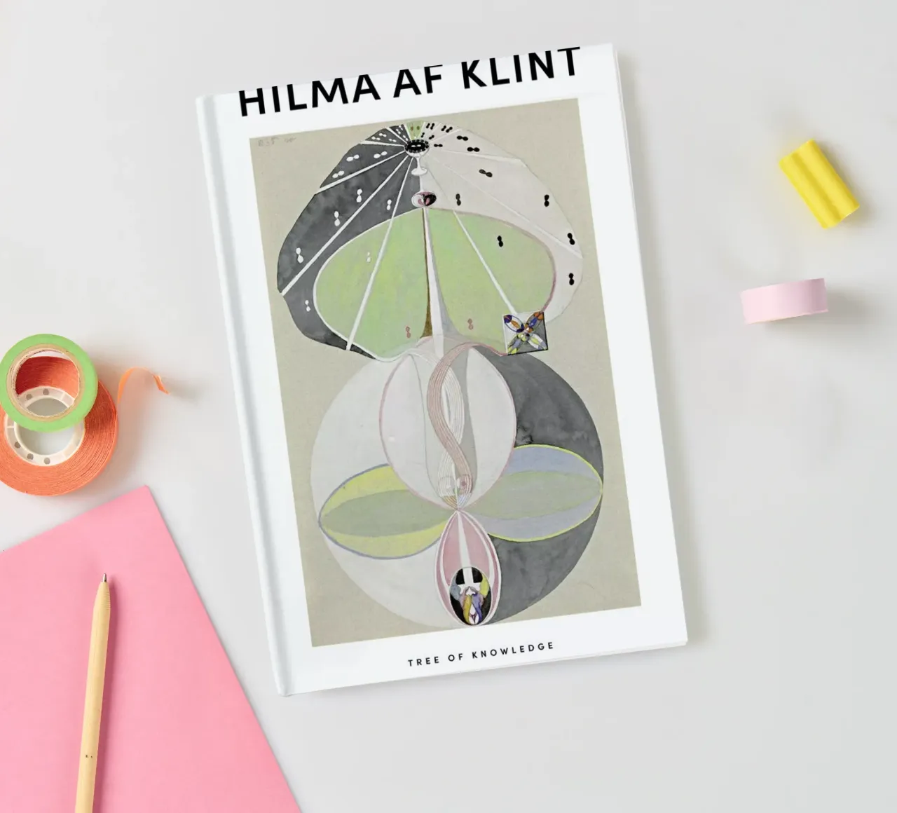 Hilma af Klint - Tree of Knowledge II Notizbuch von Vintage by JUNIQE