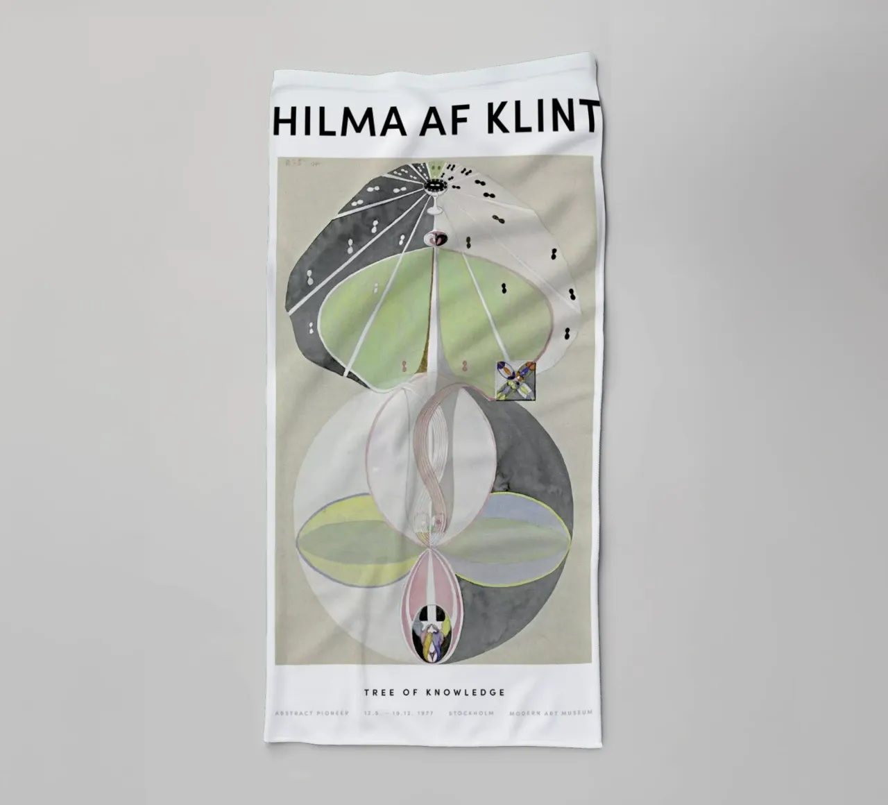 Hilma af Klint - Tree of Knowledge II towel by Vintage by JUNIQE