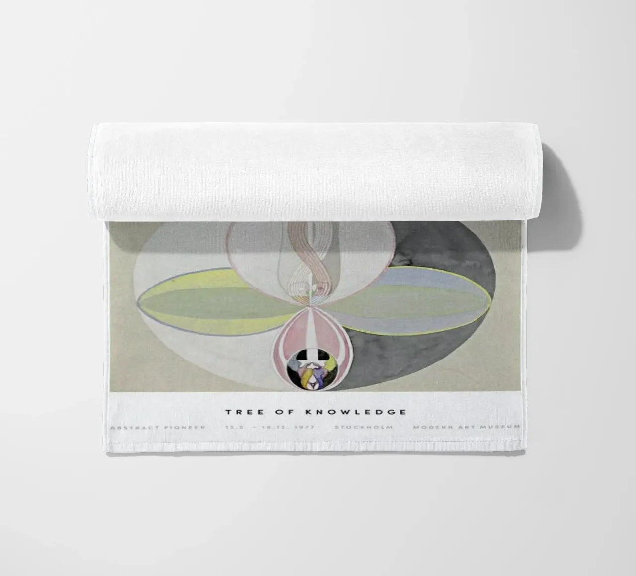 Hilma af Klint - Tree of Knowledge II serviette de plage de Vintage by JUNIQE