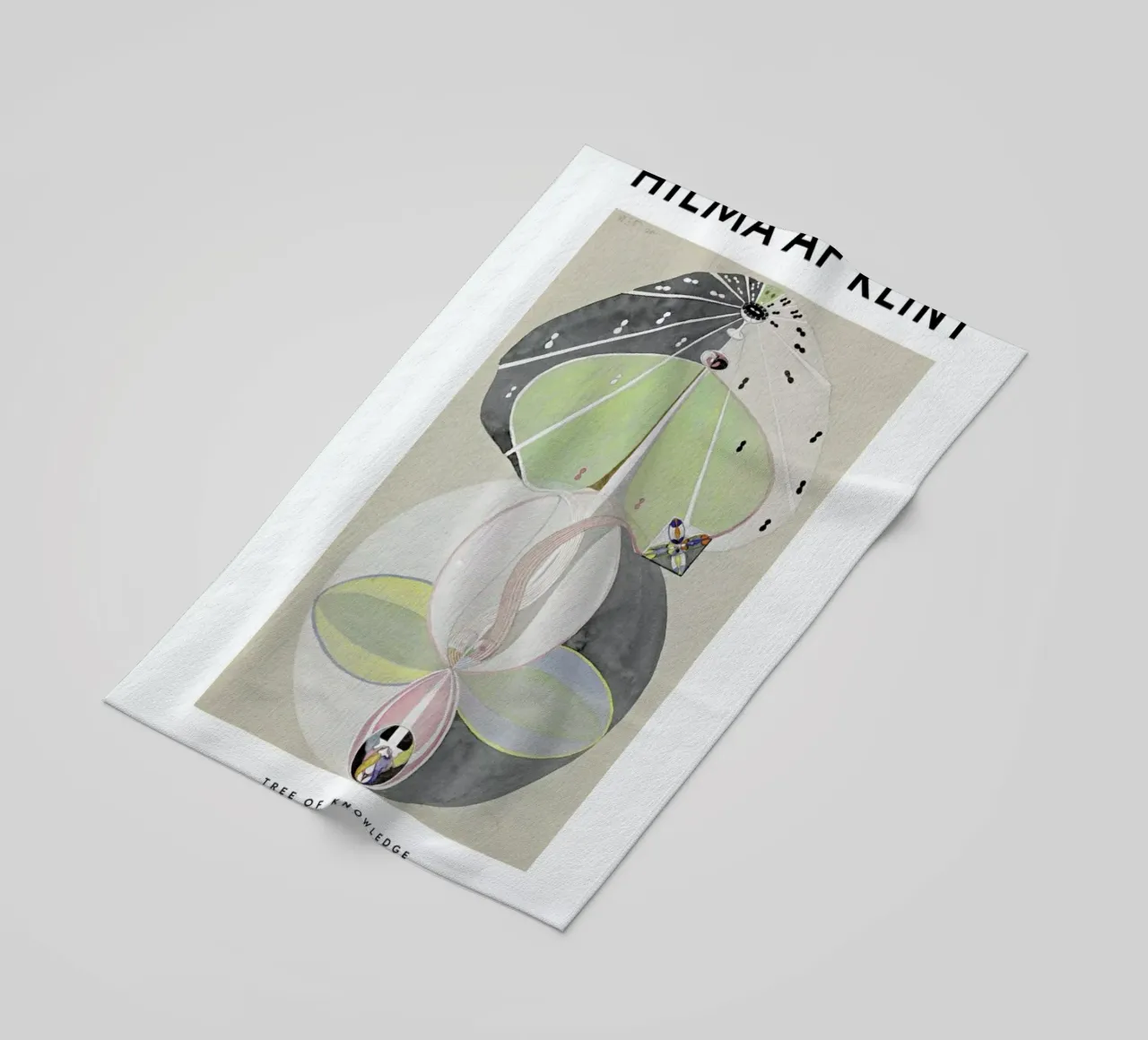 Hilma af Klint - Tree of Knowledge II telo mare da Vintage by JUNIQE