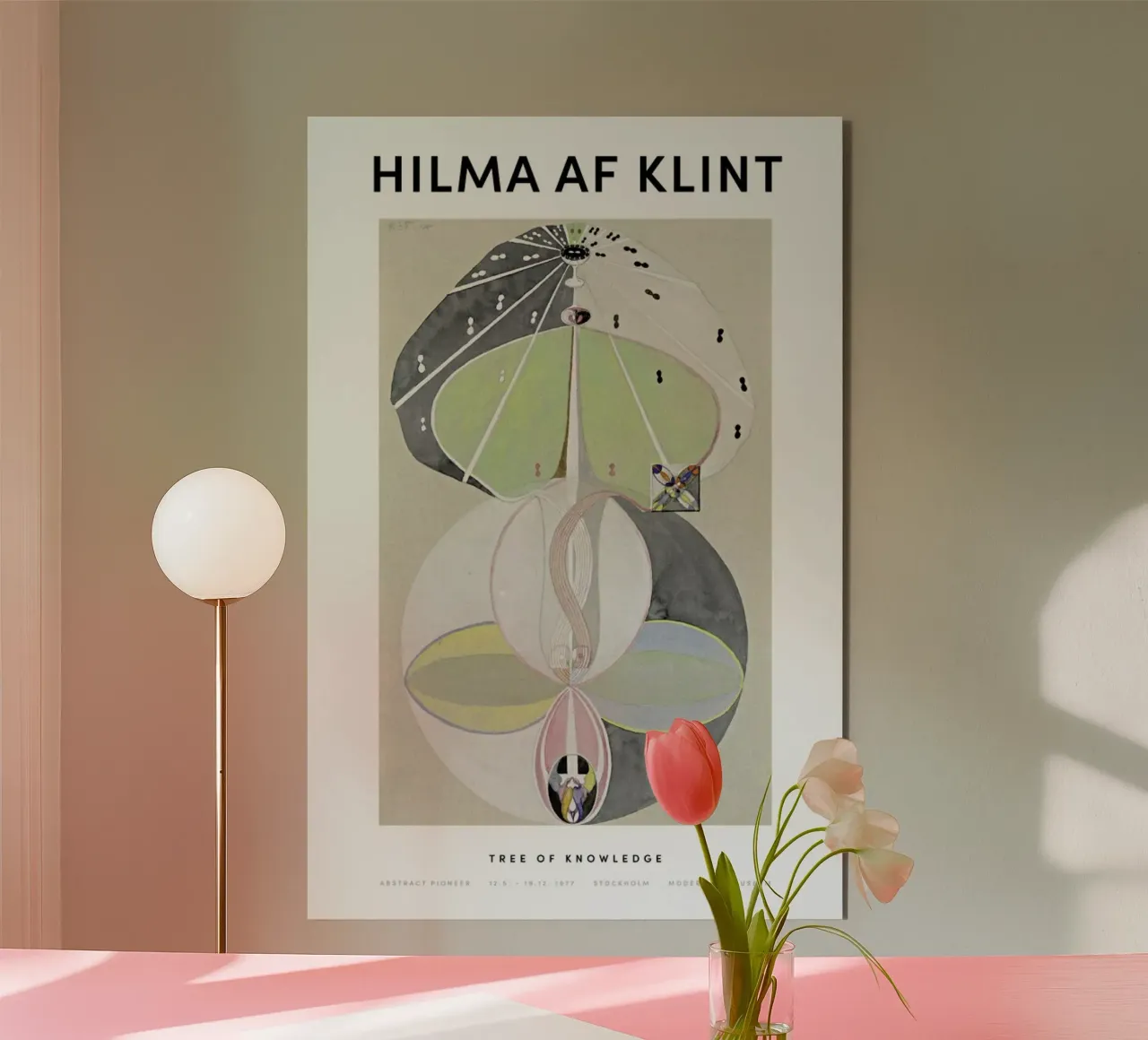 Hilma af Klint - Tree of Knowledge II alluminio dibond da Vintage by JUNIQE