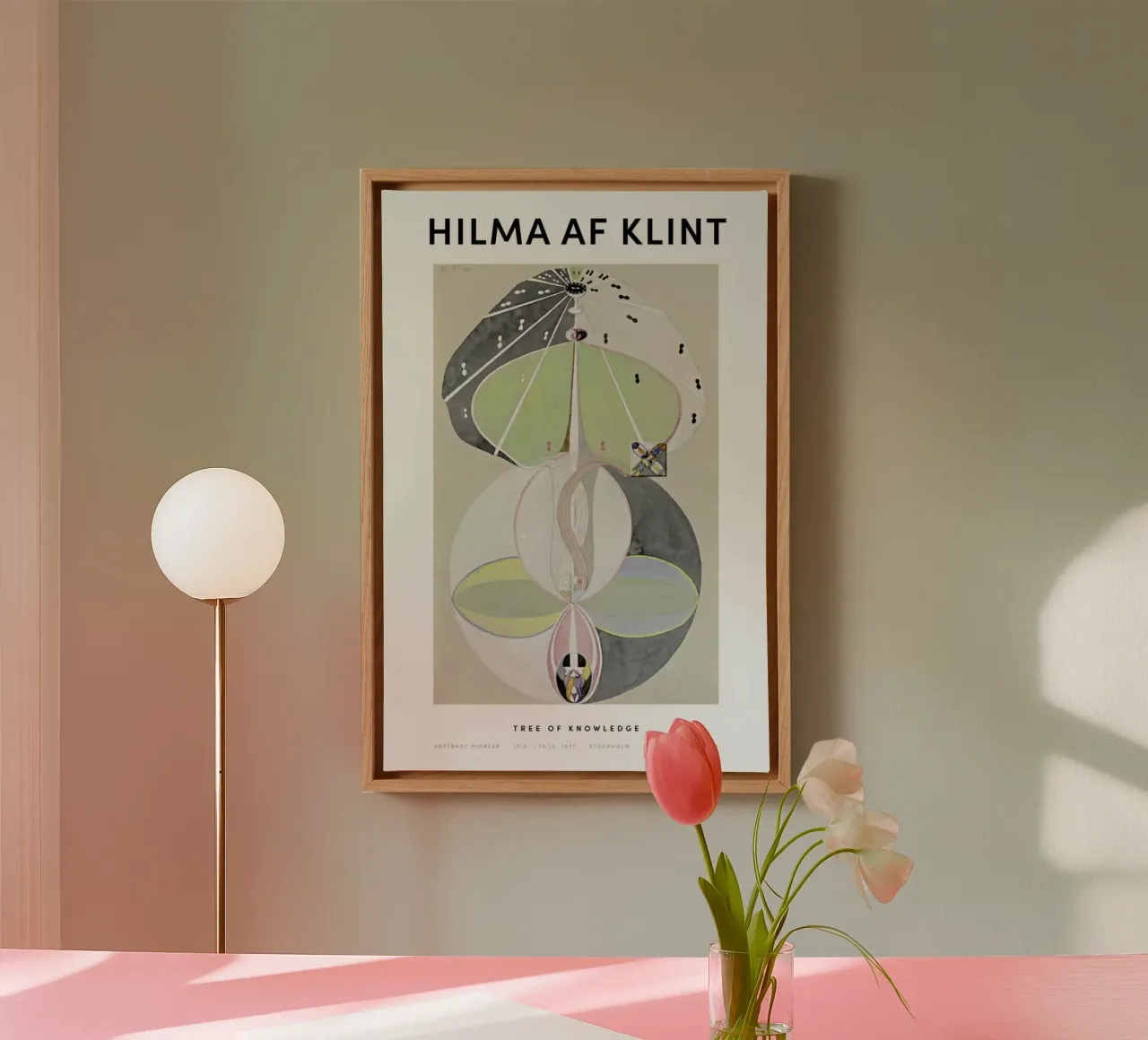 Hilma af Klint - Tree of Knowledge II tela da Vintage by JUNIQE