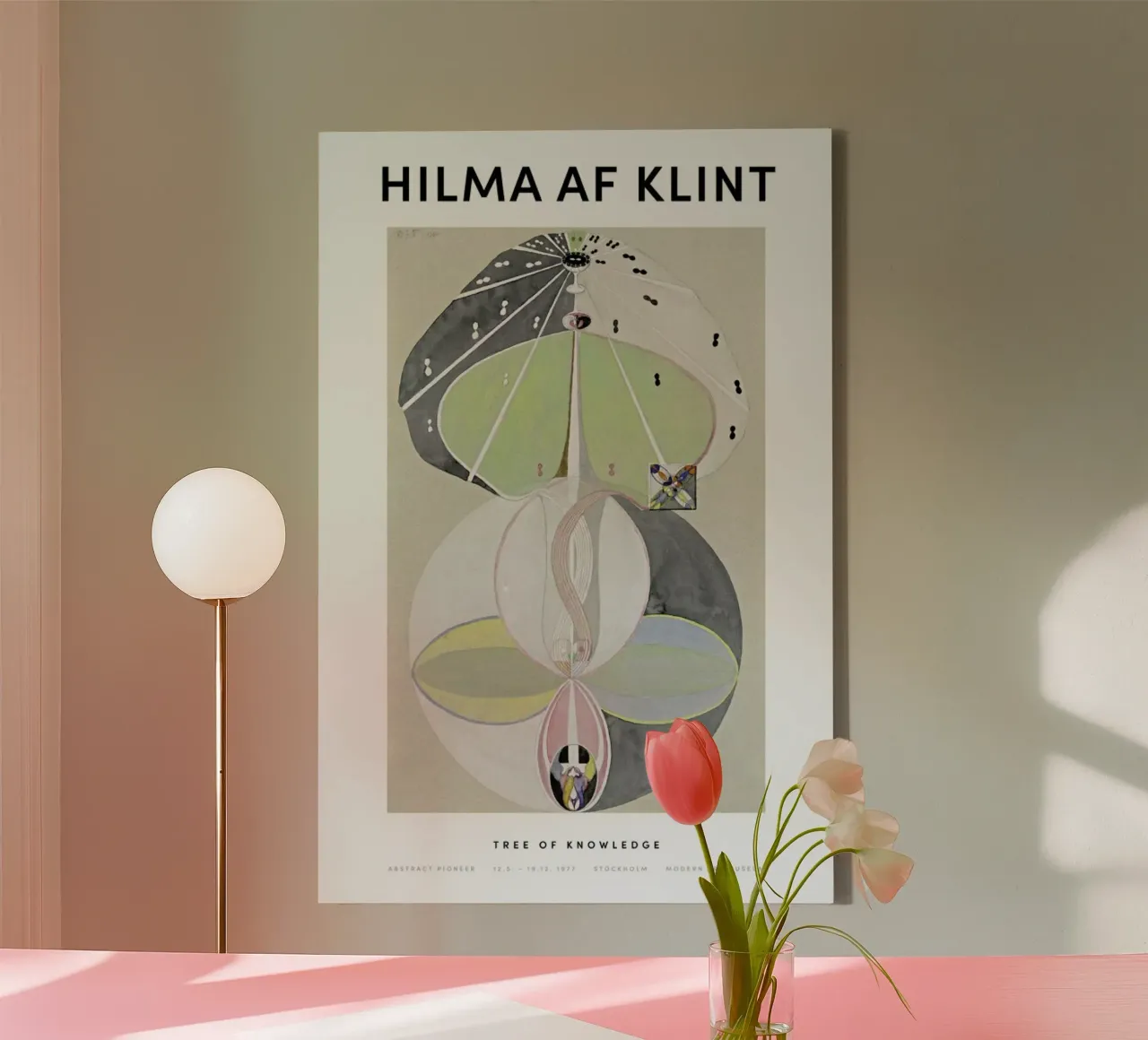 Hilma af Klint - Tree of Knowledge II tela da Vintage by JUNIQE