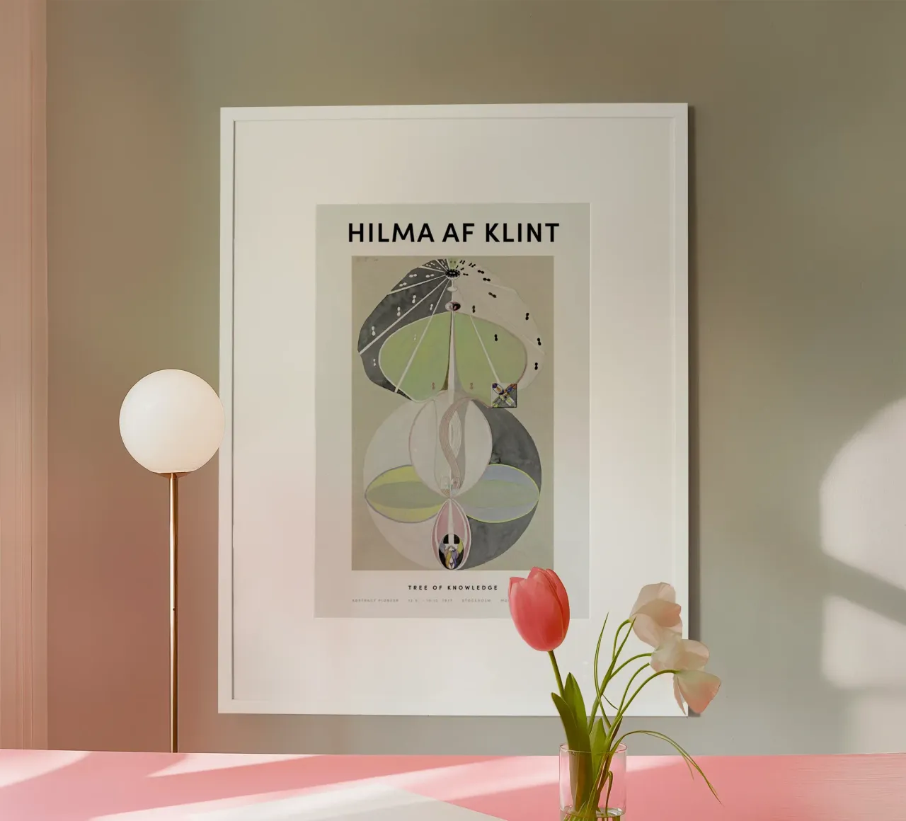 Hilma af Klint - Tree of Knowledge II carta hahnemühle da Vintage by JUNIQE