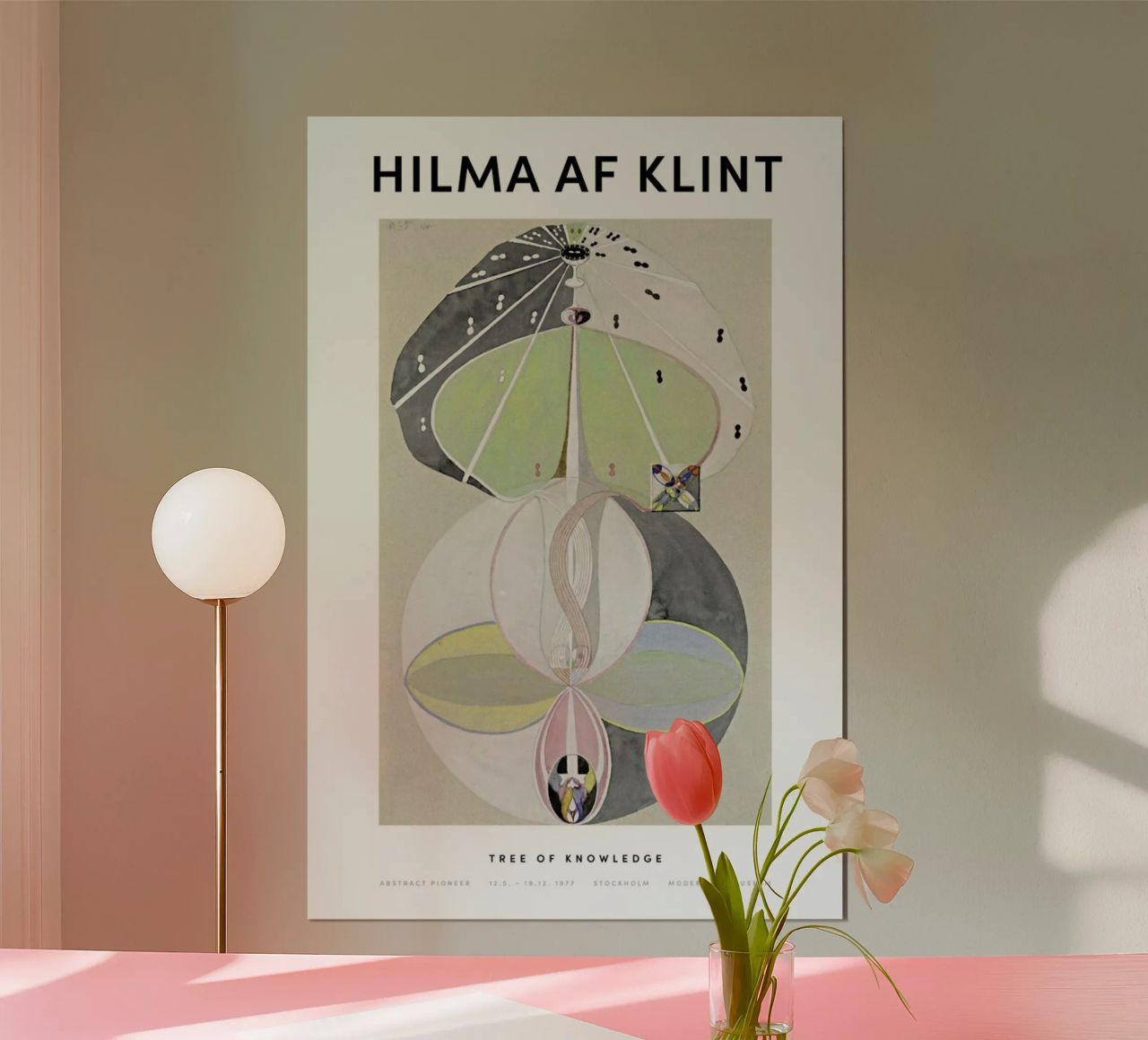 Hilma af Klint - Tree of Knowledge II carta hahnemühle da Vintage by JUNIQE