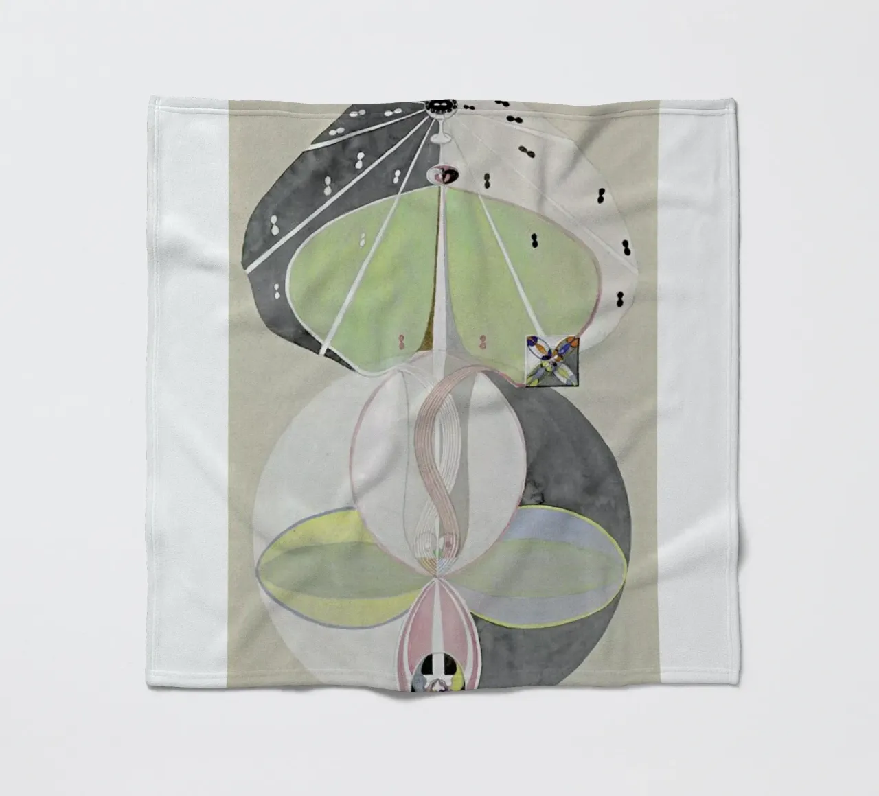 Hilma af Klint - Tree of Knowledge II Fleecedecke von Vintage by JUNIQE