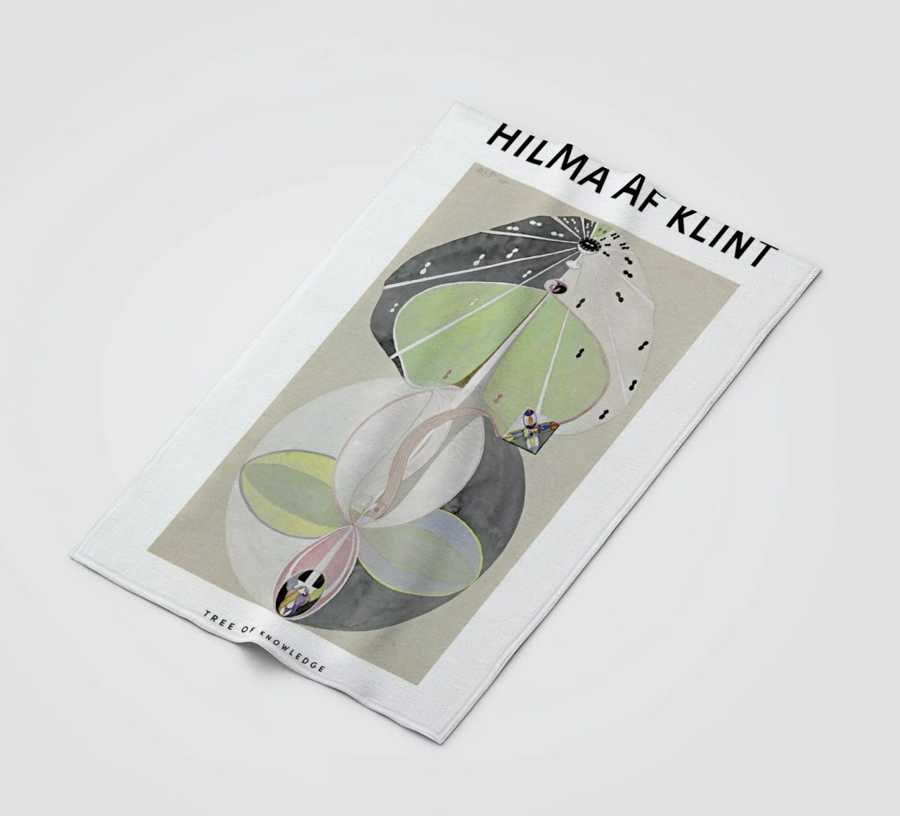 Hilma af Klint - Tree of Knowledge II coperta in pile da Vintage by JUNIQE