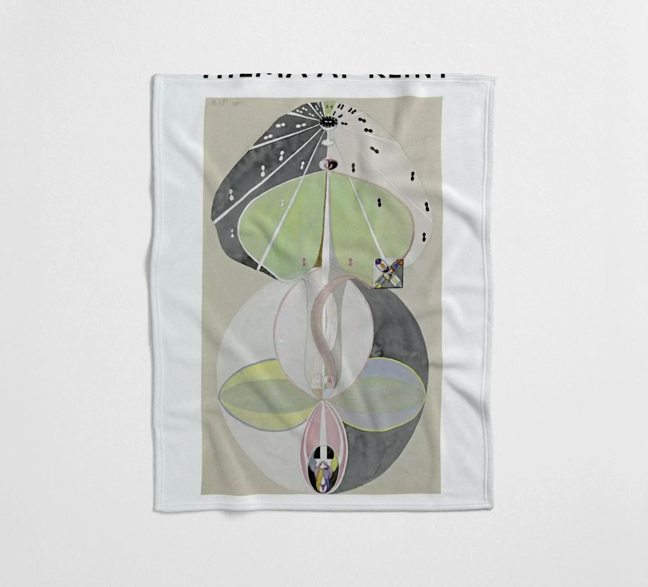 Hilma af Klint - Tree of Knowledge II coperta in pile da Vintage by JUNIQE
